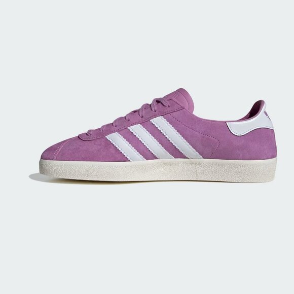 Adidas GAZELLE DECON SHOES Purple / Cloud White / Gold Metallic - Mens 10.5 NEW! - Picture 3 of 9
